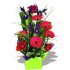 Assorted Arrangement , Iris, rose and gerbera